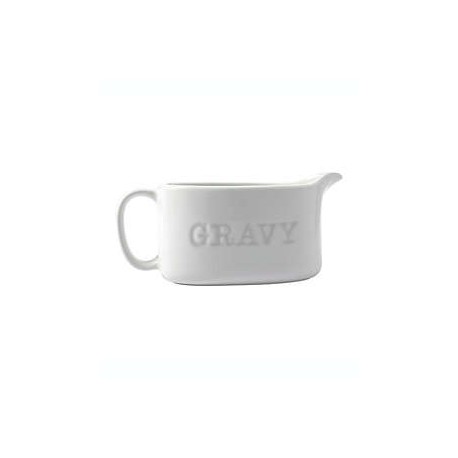Salsera de porcelana Our Table™ Simply White Words