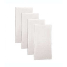 Servilletas de poliéstar Simply Essential™ lisas color blanco, Set de 4 piezas