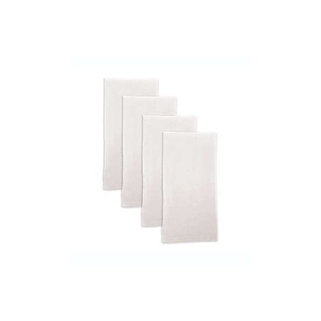 Servilletas de poliéstar Simply Essential™ lisas color blanco, Set de 4 piezas
