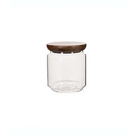 Contenedor de vidrio con tapa de madera Our Table™ de 1.1 L