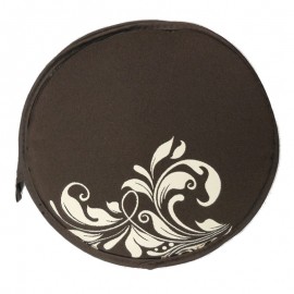 Tortillero de poliéster Tortilla Oven® con diseño floral color café