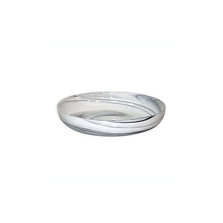 Tazón Coupe de porcelana Artisanal Kitchen Supply® Marbleized color negro/blanco