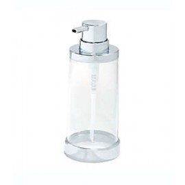 Dispensador de jabón de plástico Simply Essential™ color cromo