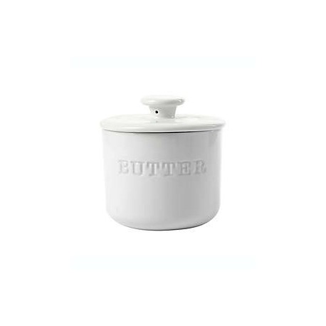 Mantequillera Our Table™ Simply White Words