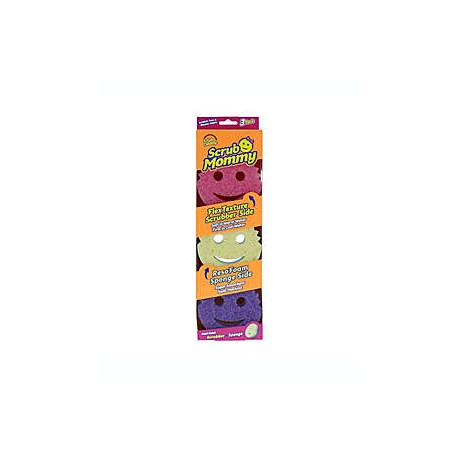 Esponjas FlexTexture™ Scrub Daddy® Scrub Mommy®, Set de 3 pzas