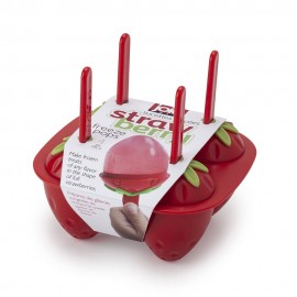 Molde para paletas de hielo Joie™ en forma de fresas