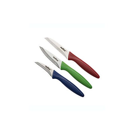 Cuchillos mondadores de acero inoxidable Zyliss®, Set de 3 pzas.
