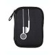 Estuche de neopreno MYTAGALONGS® para audífonos color negro