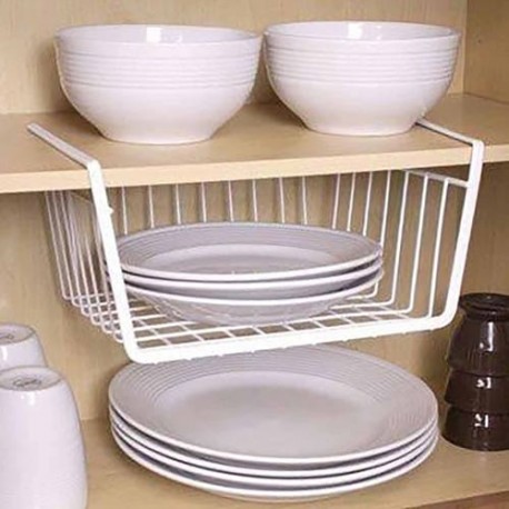 Organizador colgante de acero Good & Good™ color blanco