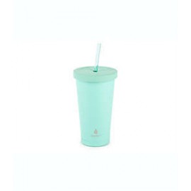 Vaso de acero inoxidable Manna™ Cruiser de 532.32 mL color menta