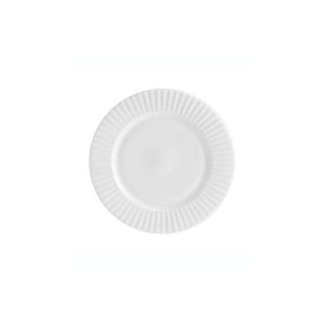 Plato trinche Our Table™ Sawyer acanalado color blanco