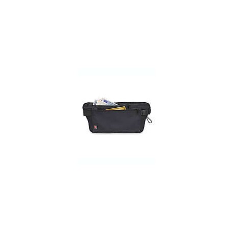 Portadocumentos de poliéster Latitude 40°N® para cintura con bloqueo de RFID color negro