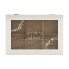 Caja para té de madera Love & Lemons™