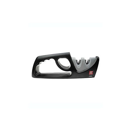 Afilador manual de cuchillos Zwilling® J.A. Henckels, de 2 etapas color gris/negro