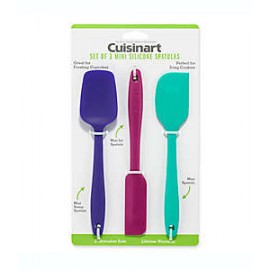 Set de mini espátulas de silicón Cuisinart® 3 piezas