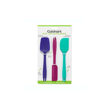 Set de mini espátulas de silicón Cuisinart® 3 piezas