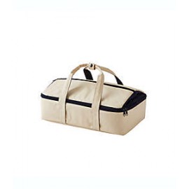Bolsa térmica Our Table™ de 9.98 L color crema/azul