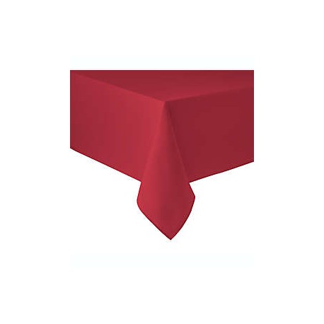 Mantel cuadrado Simply Essential™ Essentials de 1.77 m color rojo