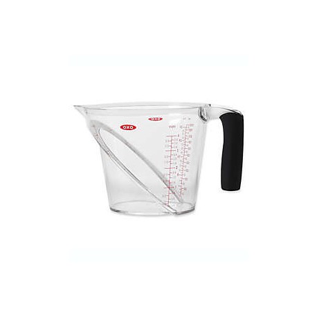 Taza medidora de tritán OXO Good Grips® angulada de 1 L