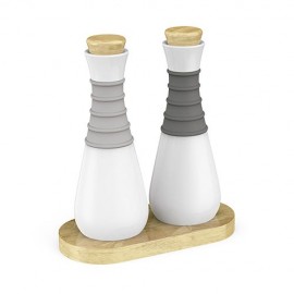 Dispensadores de aceite y vinagre de madera Love & Lemons™ Olimpia