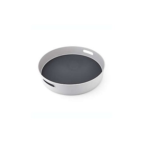 Organizador giratorio con borde alto Simply Essential™ color gris de 45.72 cm