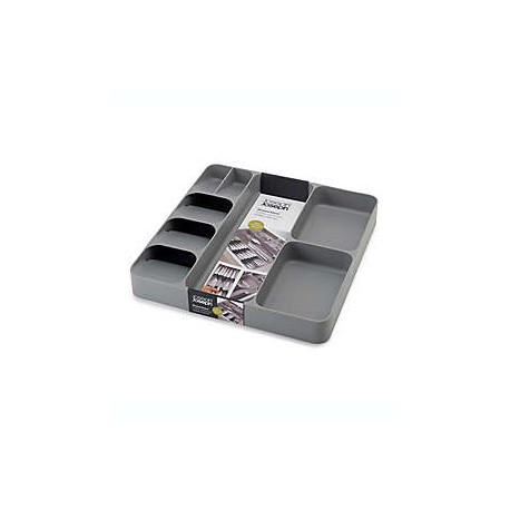 Organizador de cubiertos de polipropileno Joseph Joseph® DrawerStore™ color gris