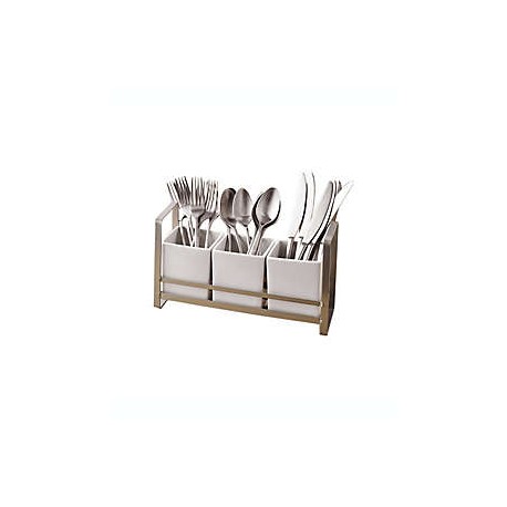 Organizador de cubiertos Our Table™ Hayden color blanco