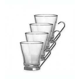 Tazas para capuchino de vidrio Bormioli Rocco Oslo®, Set de 4