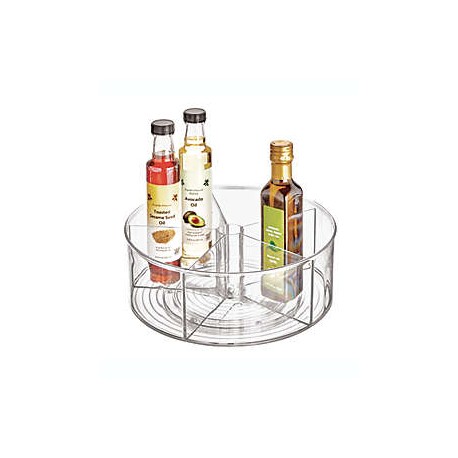 Organizador giratorio Squared Away™ con divisiones transparente