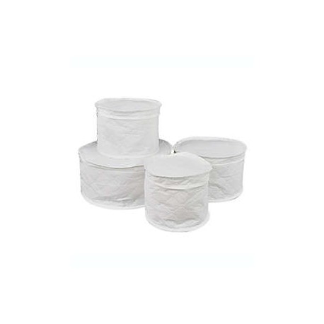 Set de protectores para vajilla Simply Essential™ acolchados color blanco, 4 piezas