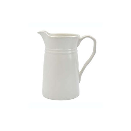 Jarra de loza Bee & Willow™ Bristol color blanco coco