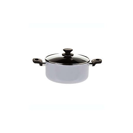 Olla de aluminio Simply Essential™ de 4.73 L color gris