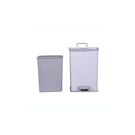 Bote de basura Simply Essential™ con pedal color gris