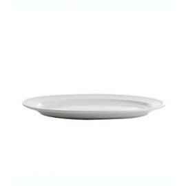 Platón ovalado Our Table™ Simply White con perlas