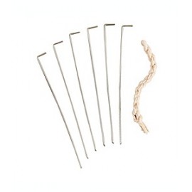 Varillas para preparar pavo de acero inoxidable