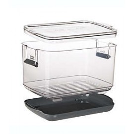 Contenedor de plástico para frutas y verduras prepworks® de 2.83 L color gris