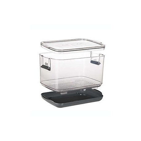 Contenedor de plástico para frutas y verduras prepworks® de 2.83 L color gris