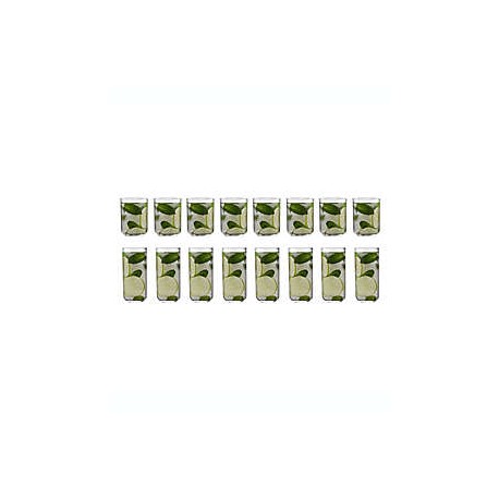 Set de vasos cilindricos Our Table™ 16 piezas