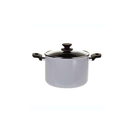 Olla de aluminio Simply Essential™ de 7.57 L color gris