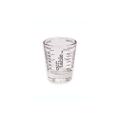 Mini taza medidora de vidrio Our Table™