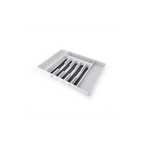 Organizador expandible para utensilios Simply Essential™ de 54 x 40 x 5 cm color gris