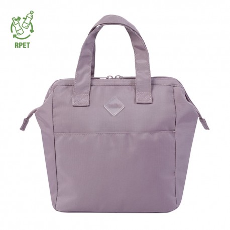 Lonchera de poliéster Totto® Huerta de 6 L color lila