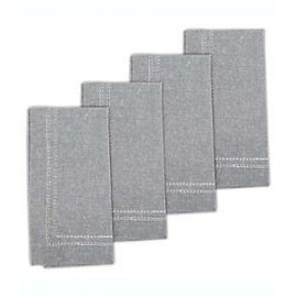 Servilletas de algodón Our Table™ Locklin color gris