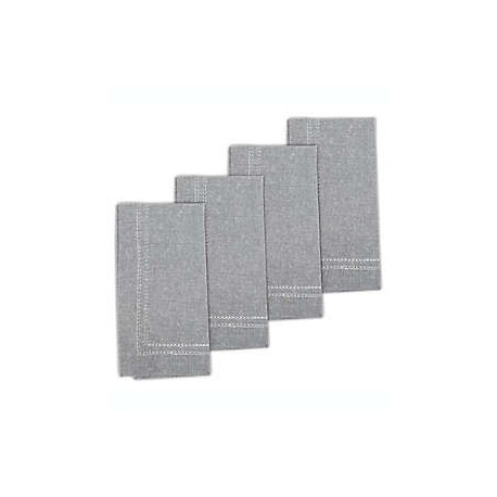 Servilletas de algodón Our Table™ Locklin color gris
