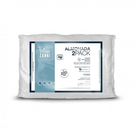Set de almohadas king de poliéster Stefano Zanni® densidad firme, 2 piezas