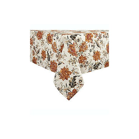 Mantel rectangular Bee & Willow™ Jacobean plastificado de 1.52 x 2.59 m multicolor