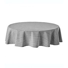 Mantel redondo de Our Table™ de 2.28 m color gris