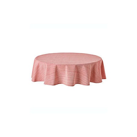 Mantel redondo Our Table™ de 2.28 m color rojo