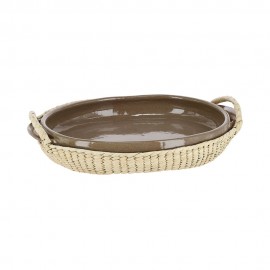 Cazuela ovalada de barro AC Palma® artesanal