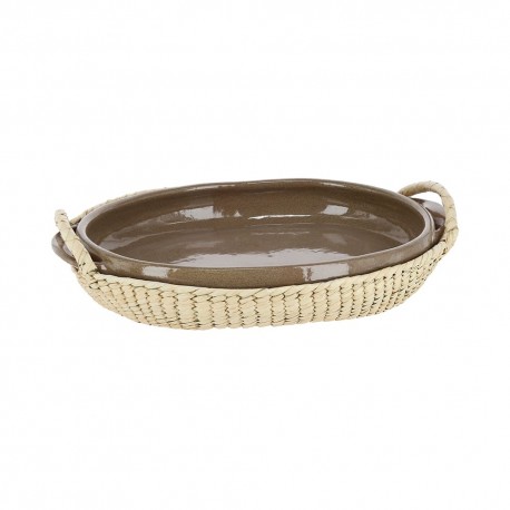 Cazuela ovalada de barro AC Palma® artesanal